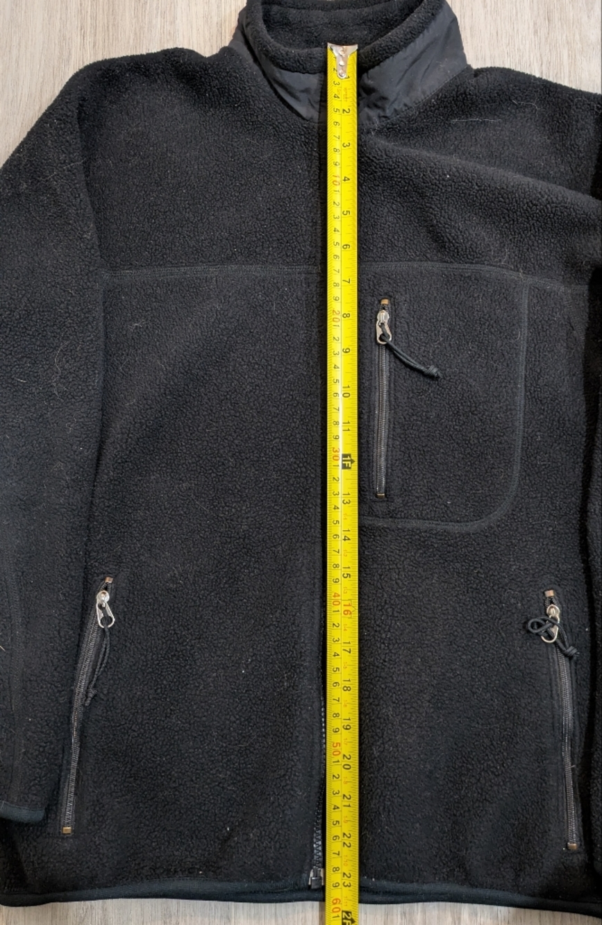 MEC Polartec Quarter Zip Fleece Pullover Black - Men’s Medium - Picture 8 of 8